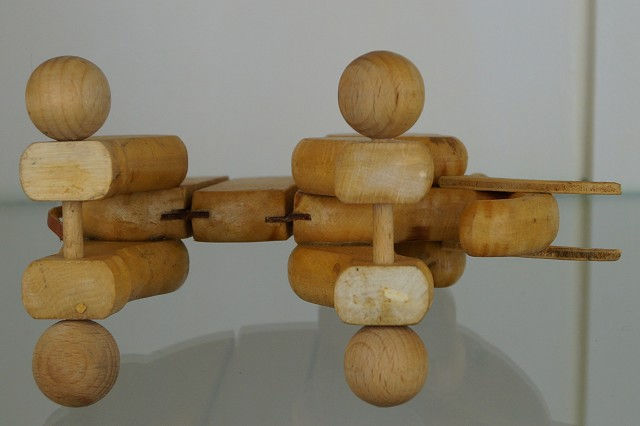 Miniaturbild: Altes Kinderspielzeug - Holzelefant!