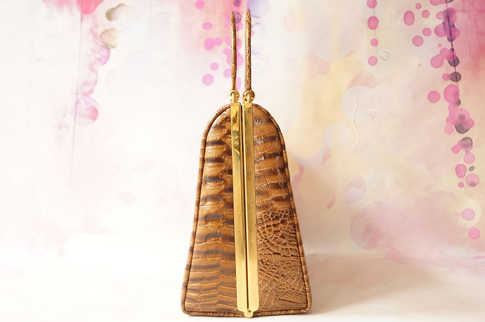 Miniaturbild: Außergewöhnliche Vintage Tasche mit Schnappverschluß