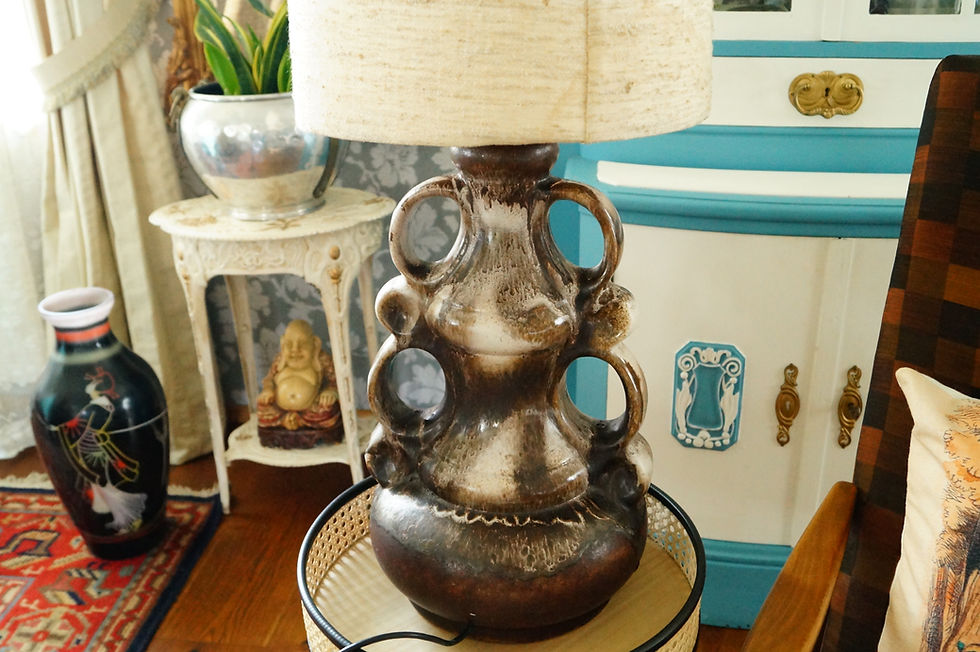 Miniaturbild: Midcentury – originale Fat Lava Lampe aus den 60ern/ 70ern – Höhe ca. 134 cm
