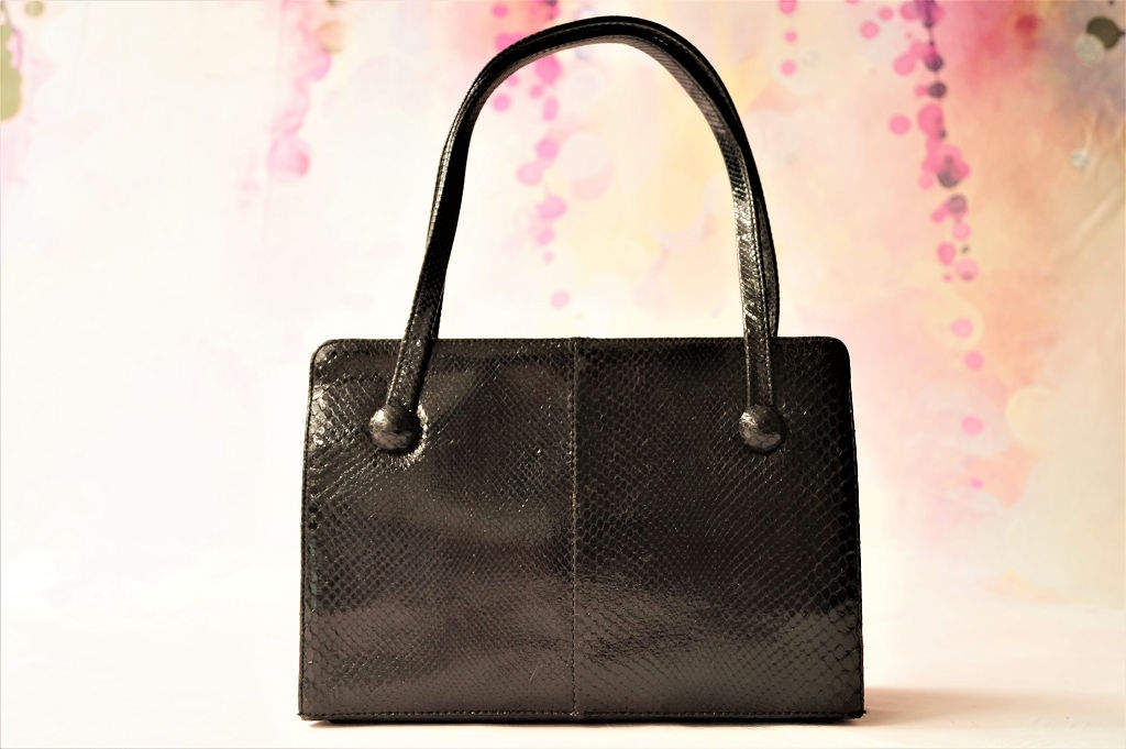 Besonders elegant! Tolle, alte Vintage Henkeltasche
