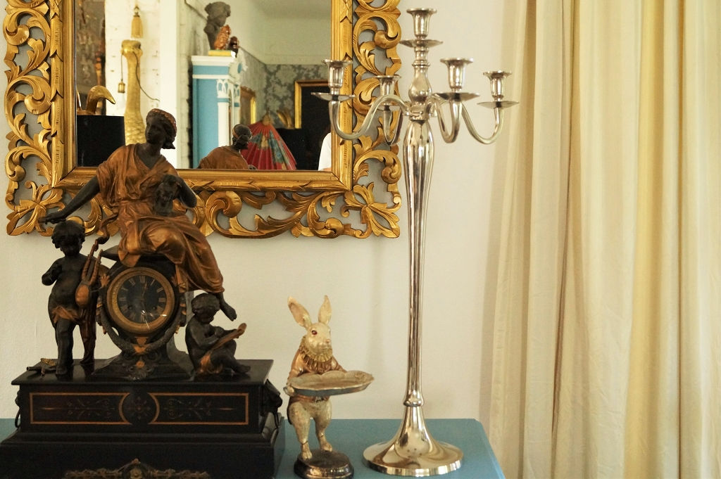 Extravaganter, großer 5 flammiger Kerzenleuchter