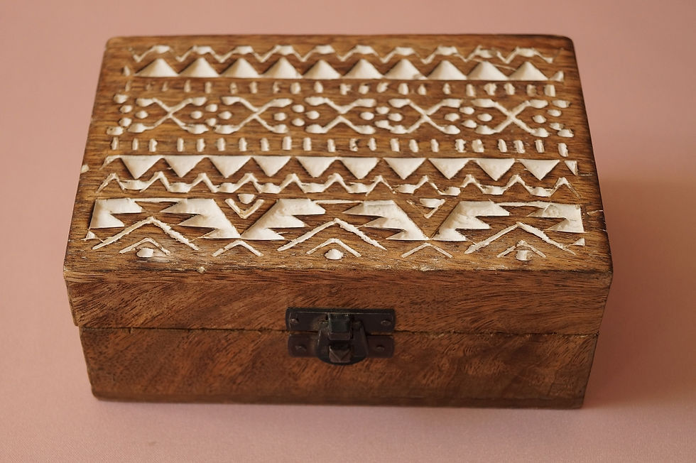 Handgemachte, elegante Box