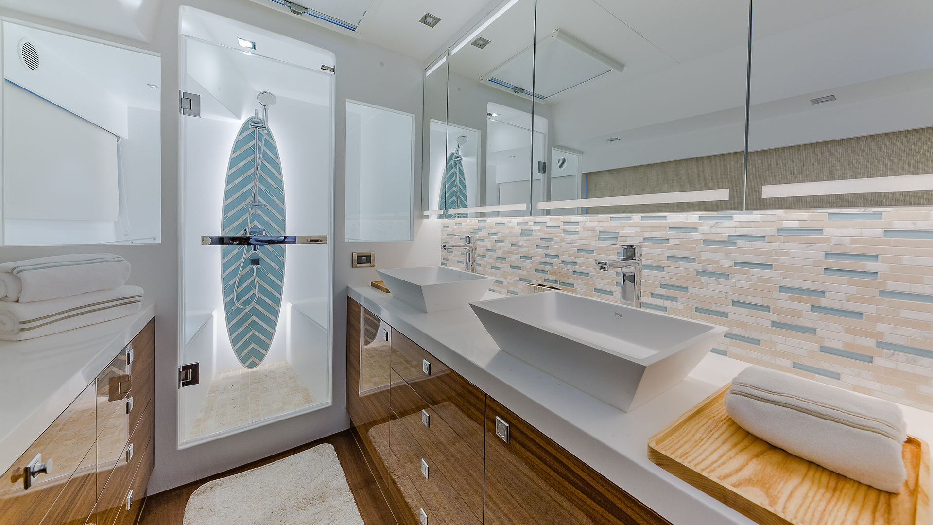 Master bathroom and shower 
