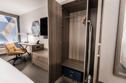 Desk-armoire feature