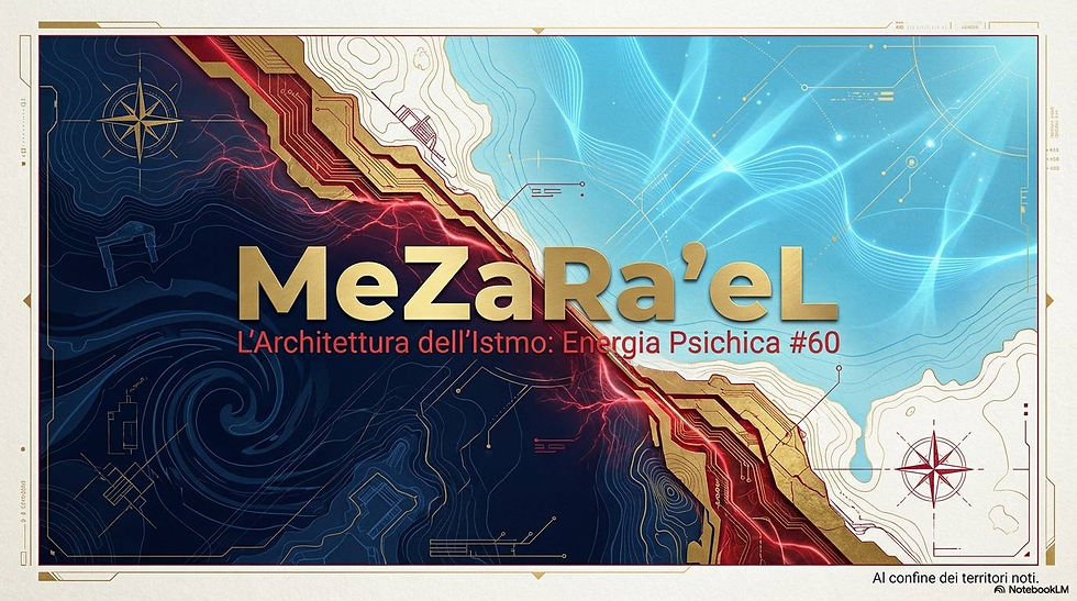 Infografica 60 MeZaRe'eL: Copertina l'architettura dell'istmo