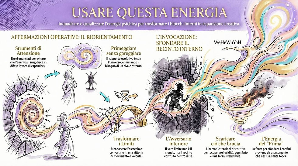 Infografica 01 WeHeWuYaH: Affermazioni Operative e Invocazione delle caratteristiche di WeHeWuYaH