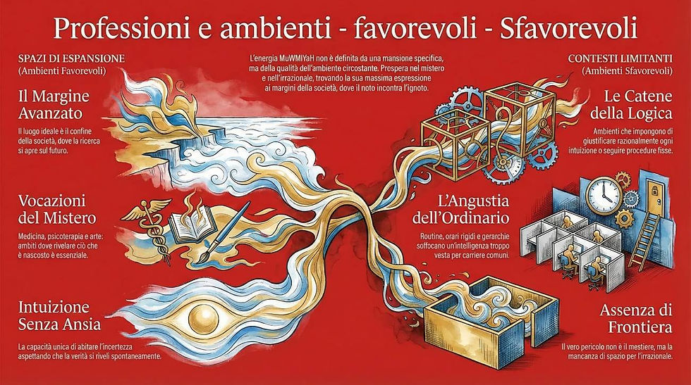 Infografica 72 MuWMiYaH - Professioni e ambienti favorevoli