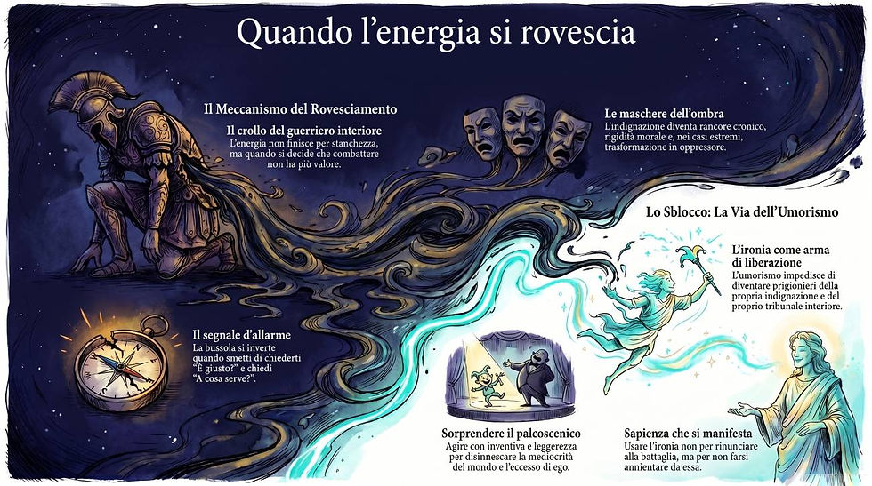 Infografica Angelo #14 MeBaHe'eL: Quando l'energia si rovescia