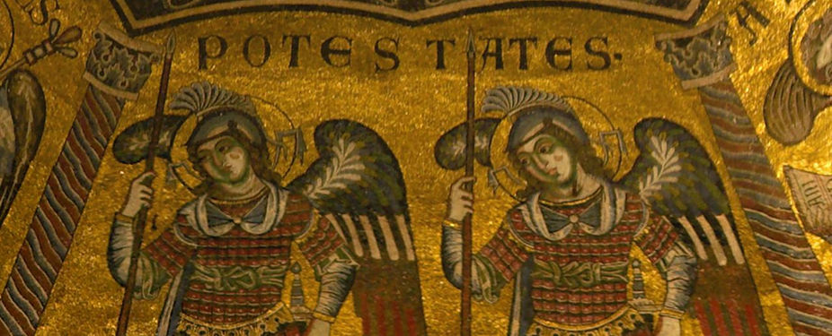 Immagine delle potestà nel mosaico al Battistero di Firenze