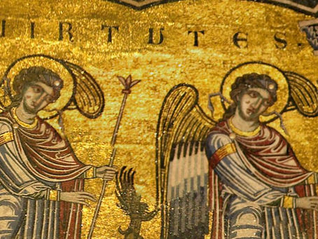 Immagine degli Angeli delle Virtù - battistero di Firenze