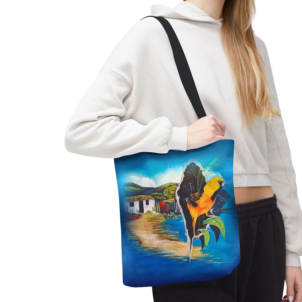 Thumbnail: The Window to Home: Caribbean Trupial Tote