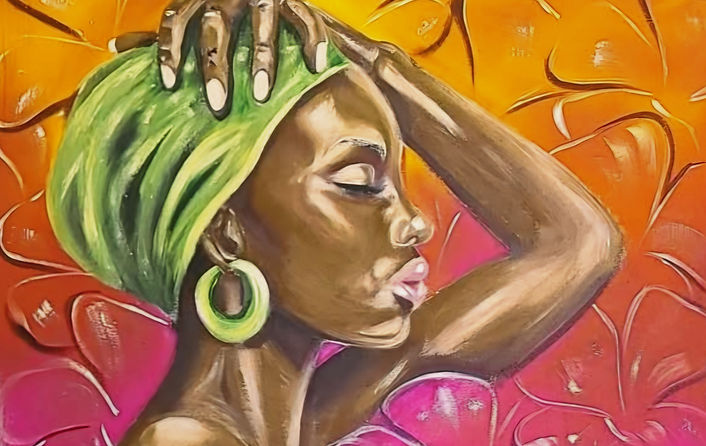 feel the sun painting