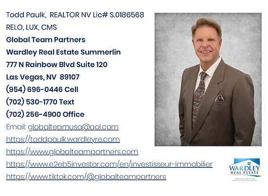 Todd Paulk Real Estate Agent for Nellis AFB