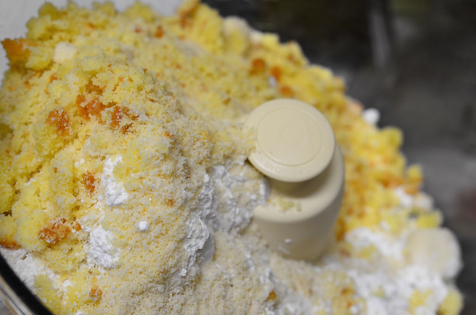 cake and almond flour