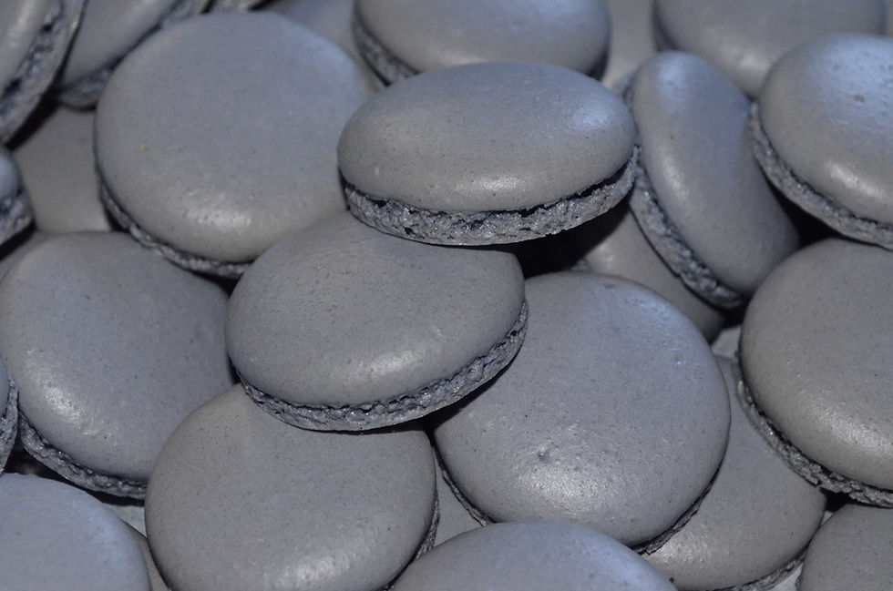 baked macaron shells