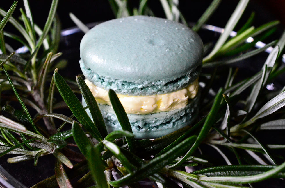 rosemary lemon macaron