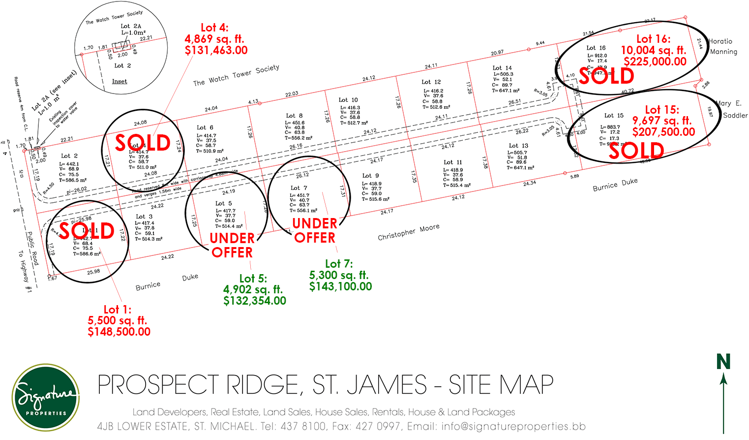 Propect Ridge site plan