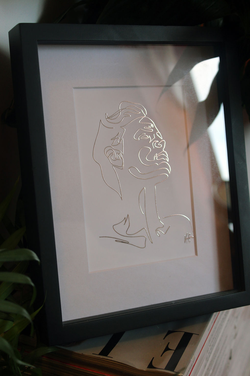 Thumbnail: Michael - Silver Foil Postcard