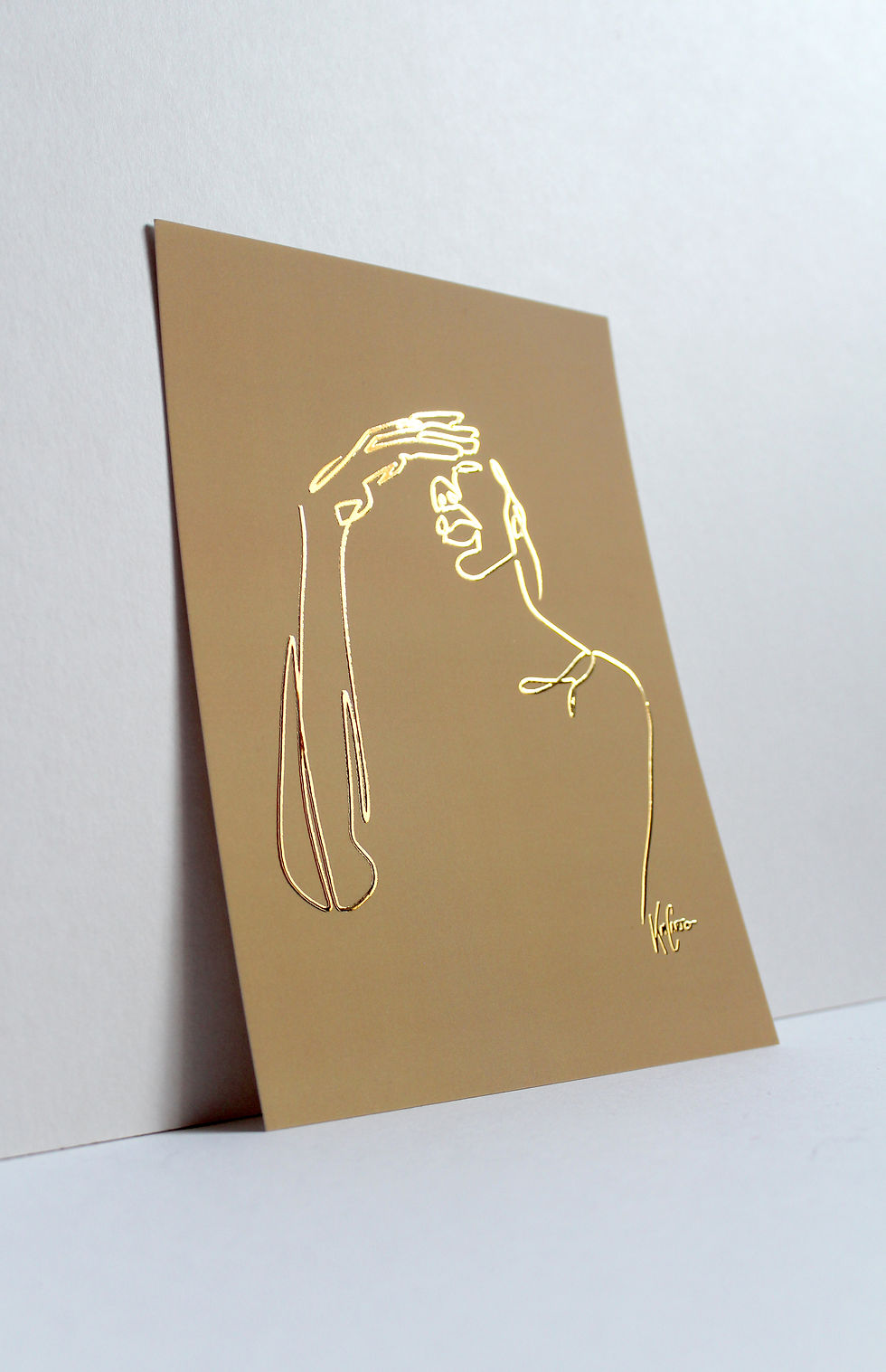 Thumbnail: Anne - Foil Postcard