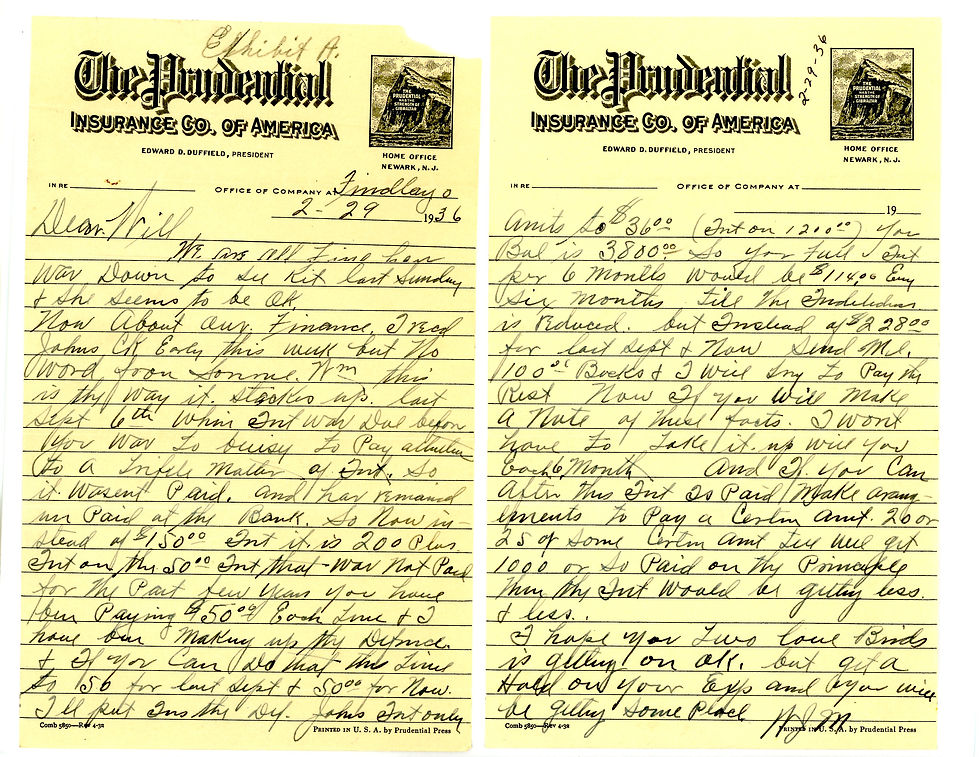 Ltr to Will Feb 29 1936 059