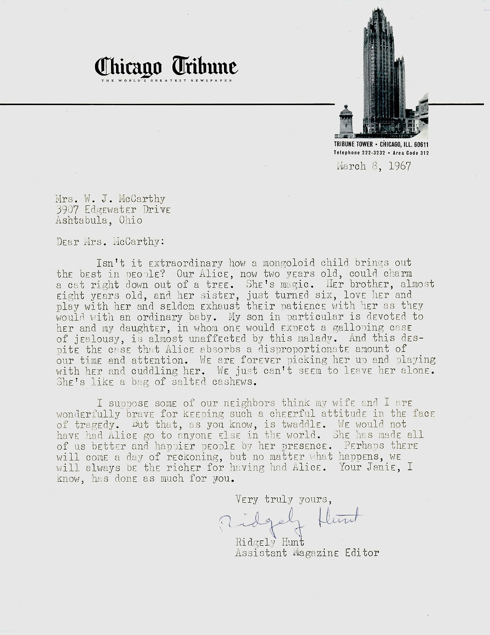 Supporting Ltr from Ridgely Hunt - Mar 1967 054