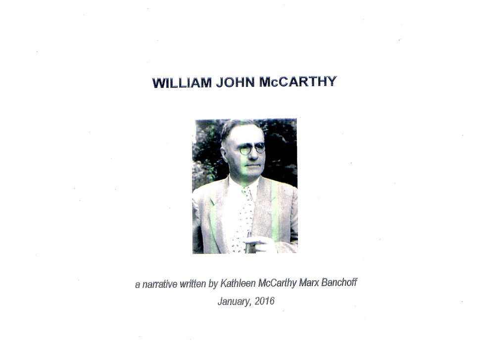 William J McCarthy - narrative Pg 1 065