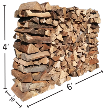 Wood Stack Sizes Our Variety of Firewood | Peck N Peck, Ohio
