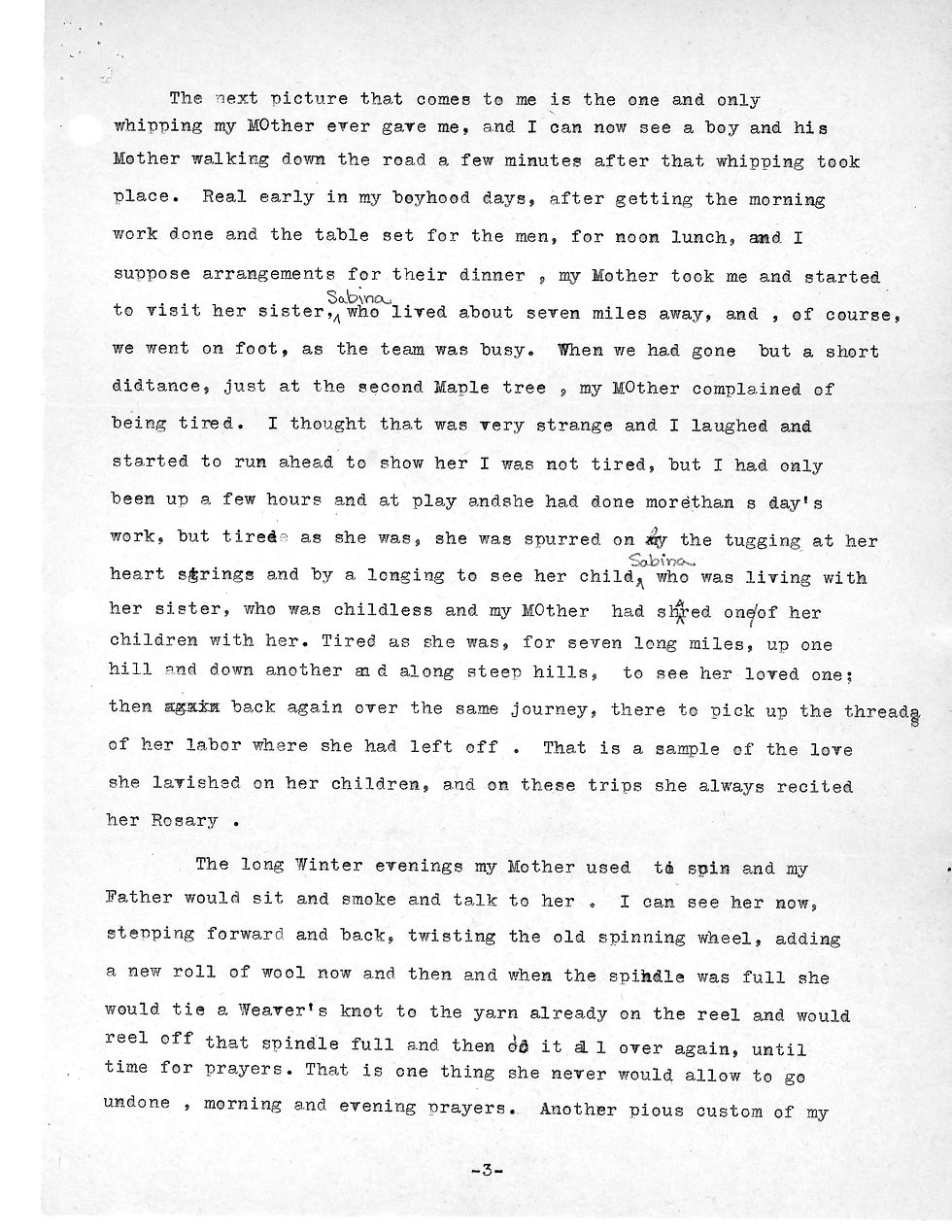 Memories of My Mother pg 3 013