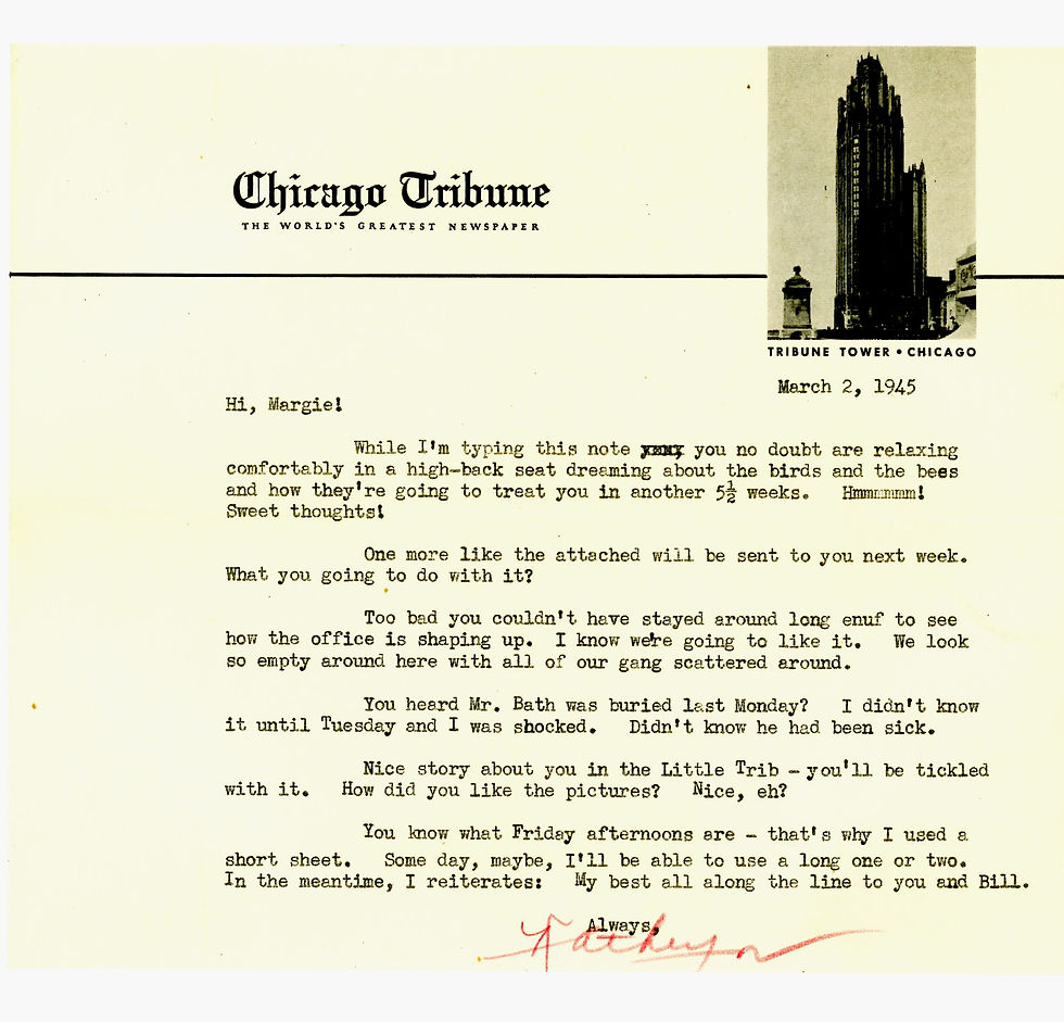 Note from friend - Kathryn - Mar 1945 034