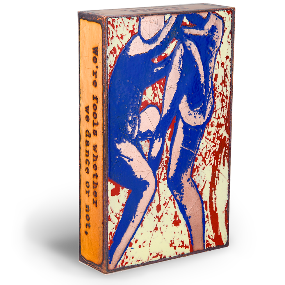 Thumbnail: Abstract art of two figures, text reads, 