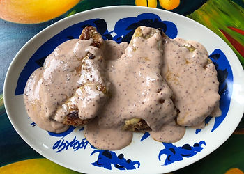Chuleta de Cerdo con Salsa de Mostaza