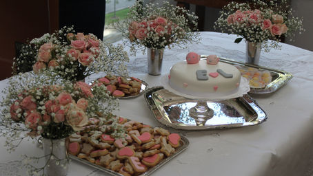Mesas de postres...