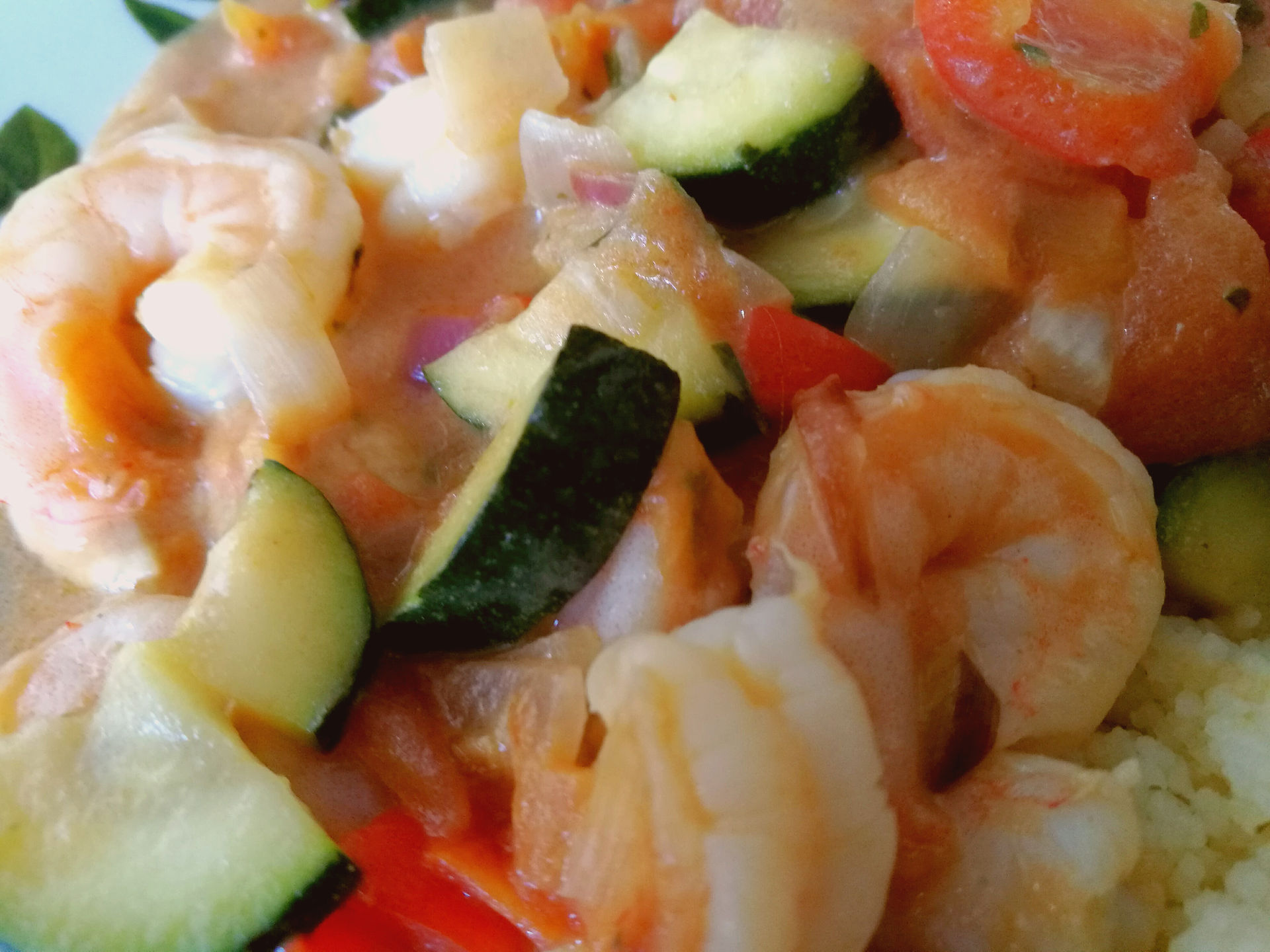 Camarones con Verduras