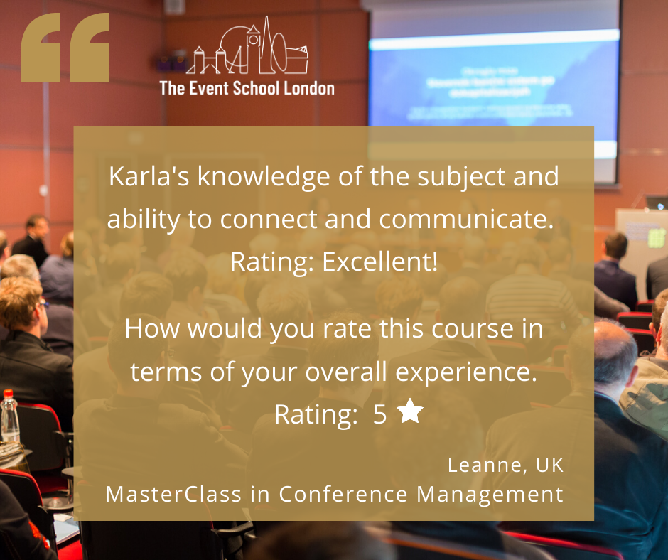 Thumbnail: MasterClass in Conference Management - Course in London