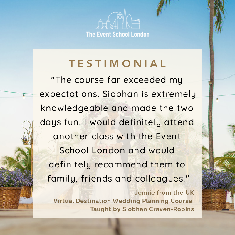Thumbnail: Advanced MasterClass in Destination Wedding Planning - Course in London