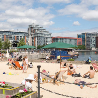 Royal Docks Summer Beach