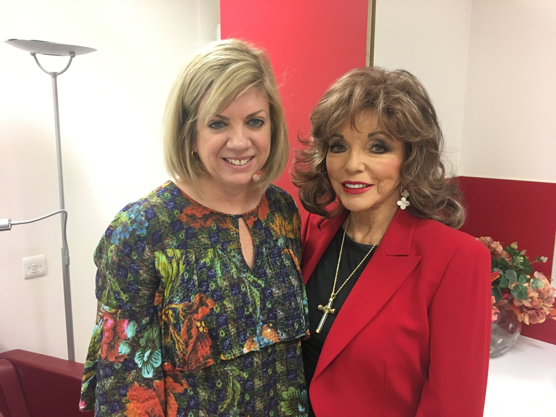 Siobhan and Joan Collins