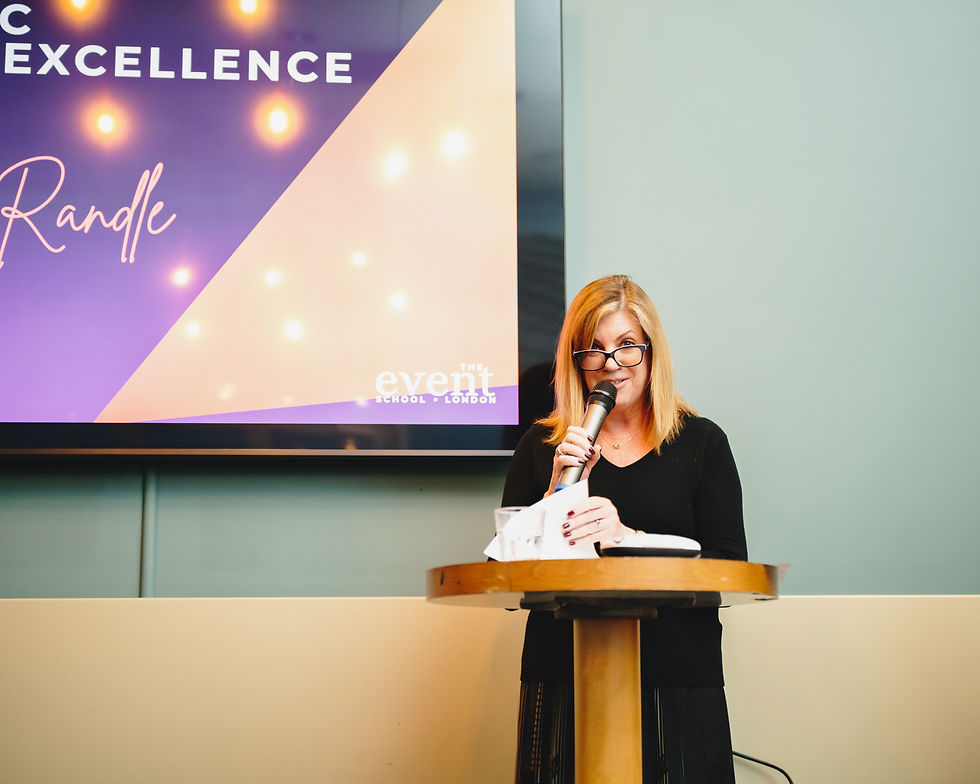 Siobhan Craven-Robins, MC, The Event School London Awards for Excellence 2026