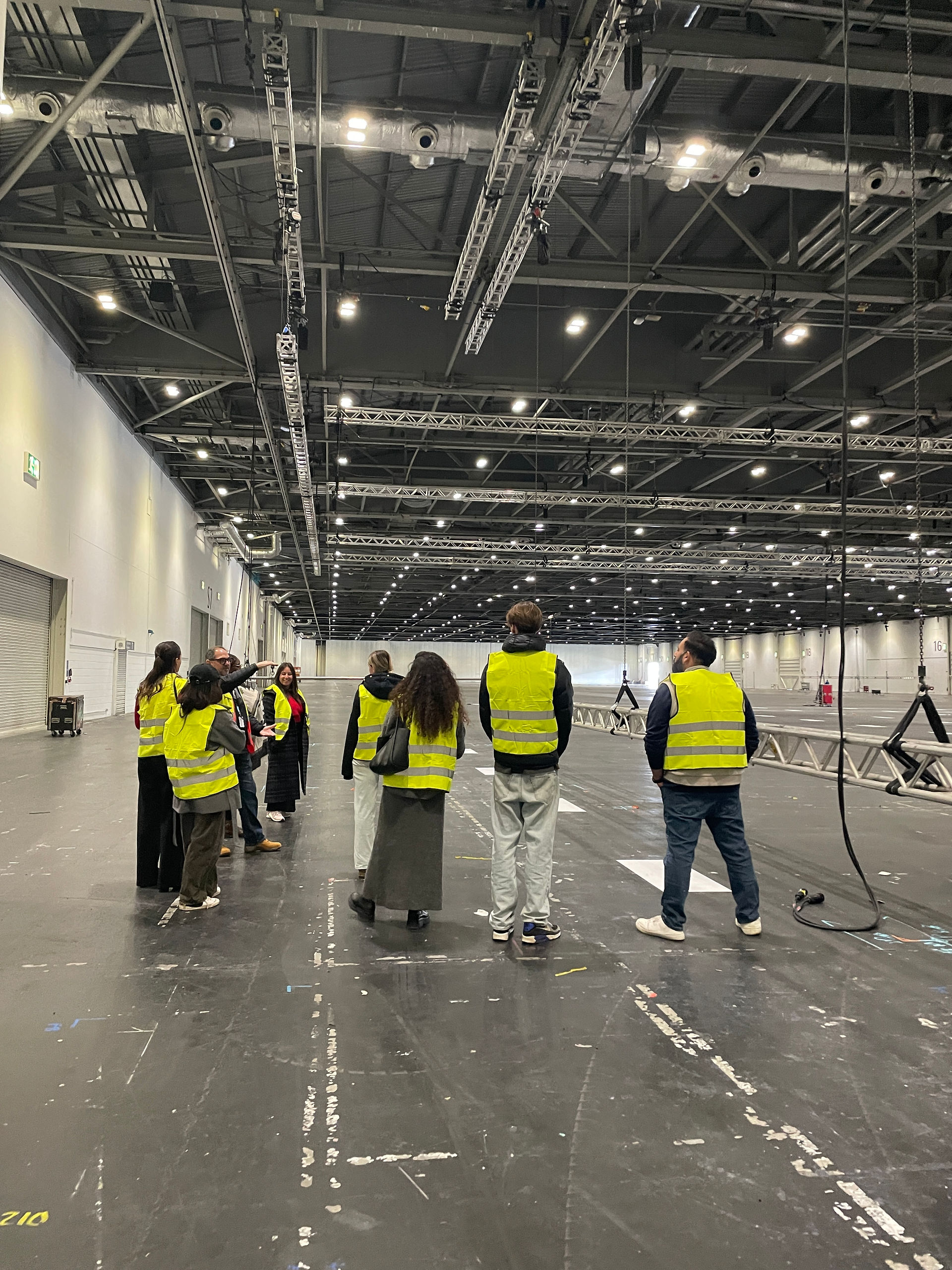 Behind the scenes- The Event School London students from diploma in event management courses at the London Horse Show