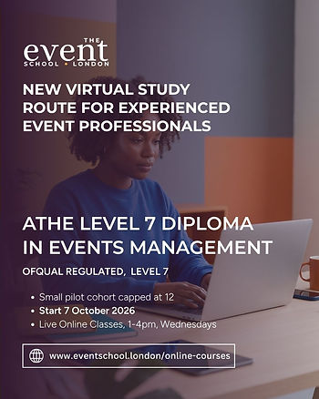 ATHE Level 7 Diploma in Events Management, ATHE Accredited and Ofqual regulated