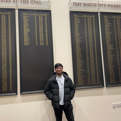 Sports and Event Management course students on site tour at The Oval London