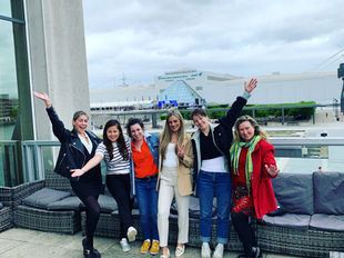 Pictured behind this class is Excel London, an International Exhibition, Conference and Event Centre. Classes are held at Novotel London Excel less than 200m from Excel's entrance