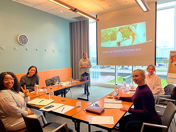 Wedding planning course with The Event School London, students in classroom at the Novotel London Excel