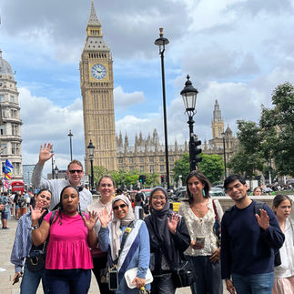 Students from The Event School London learning at the heart of the event industry