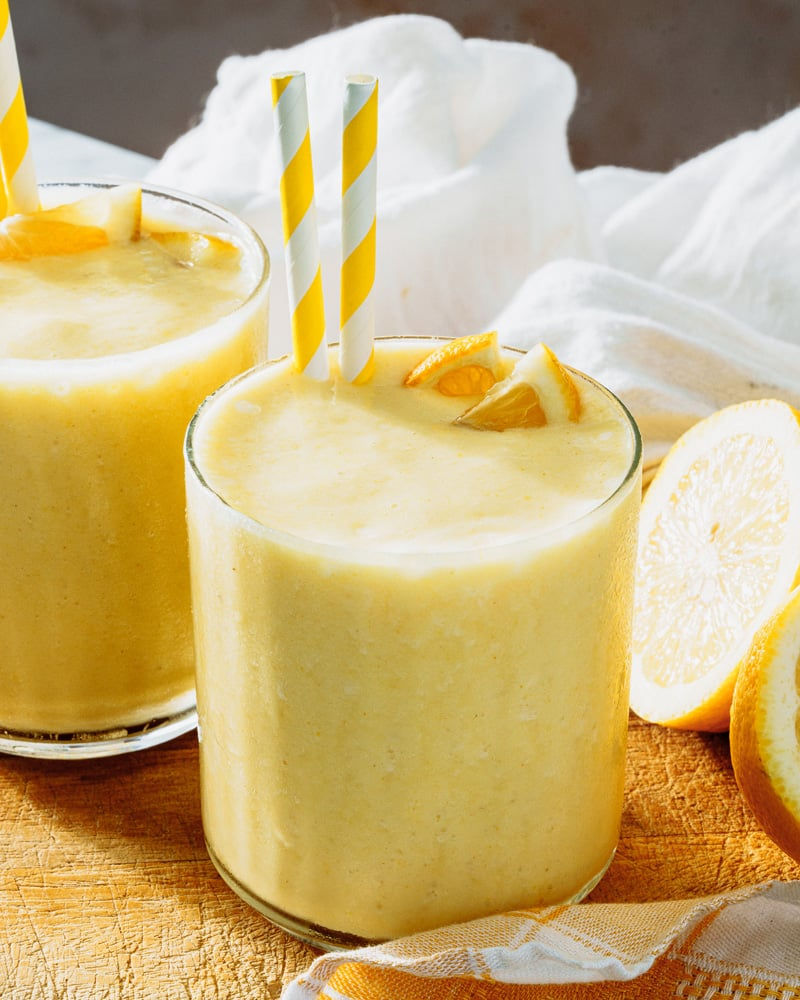 Sitron ananas banana smoothie