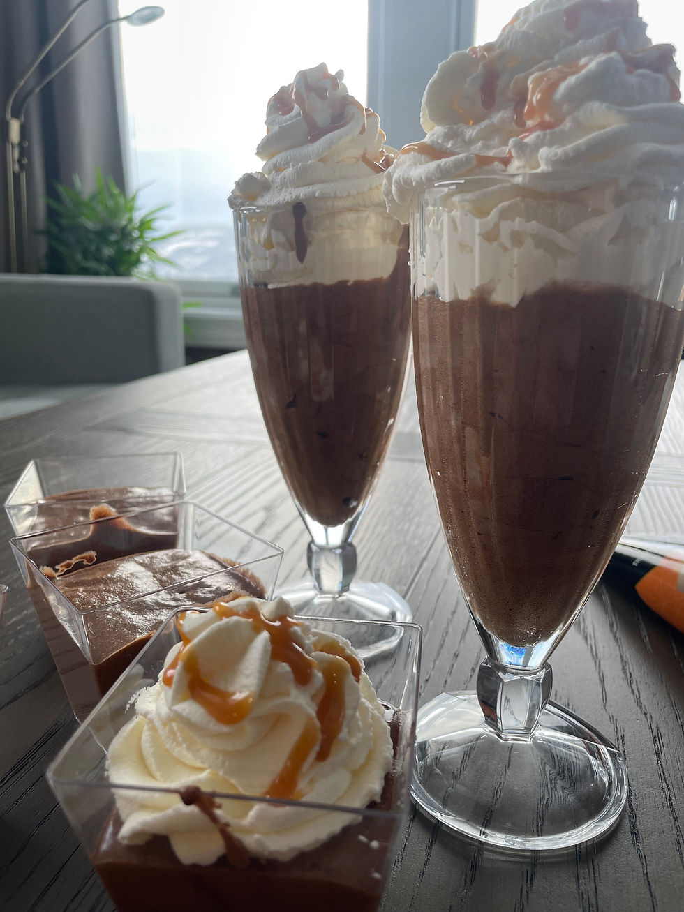XXL sjokolademousse med pisketkrem