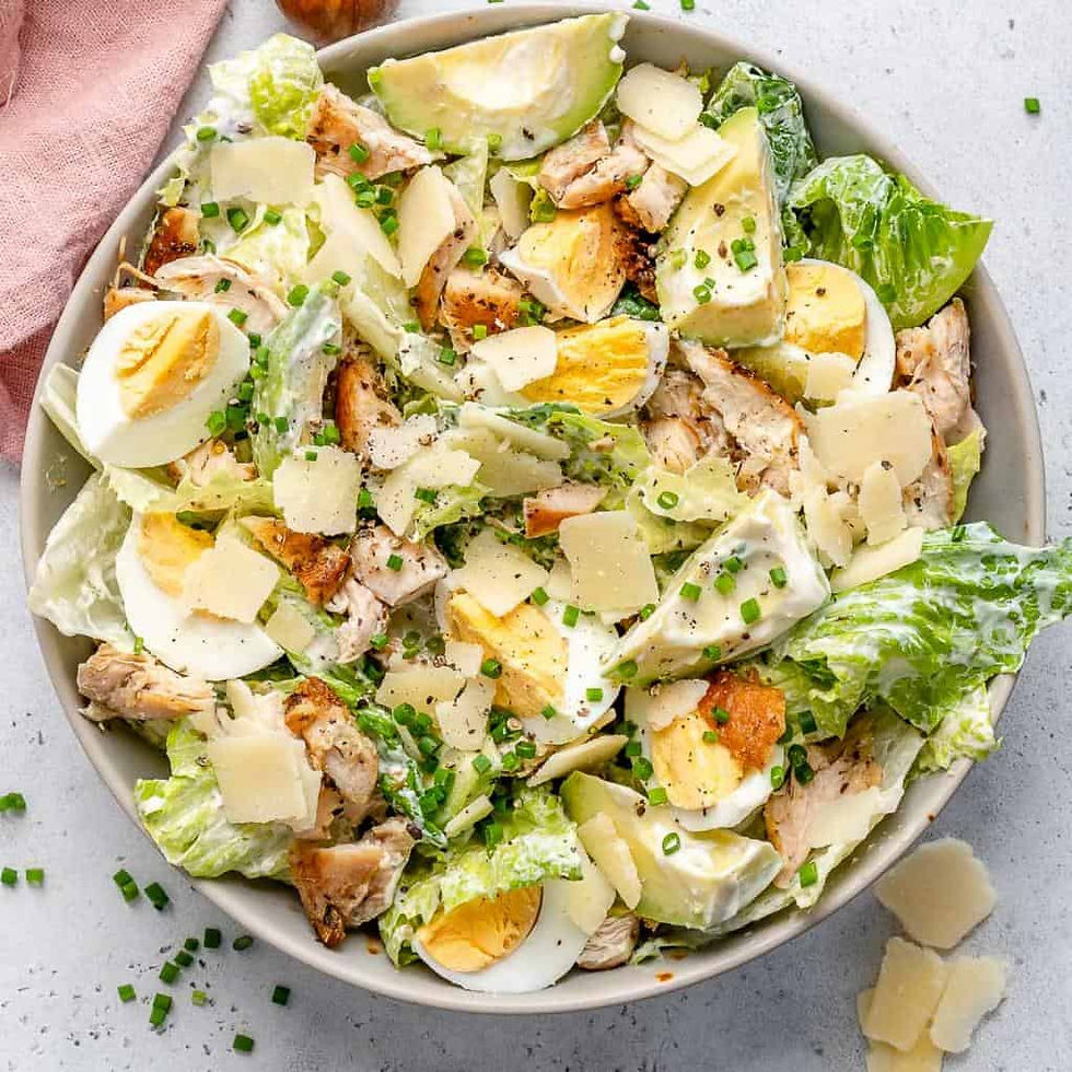 Ceasar kylling salat