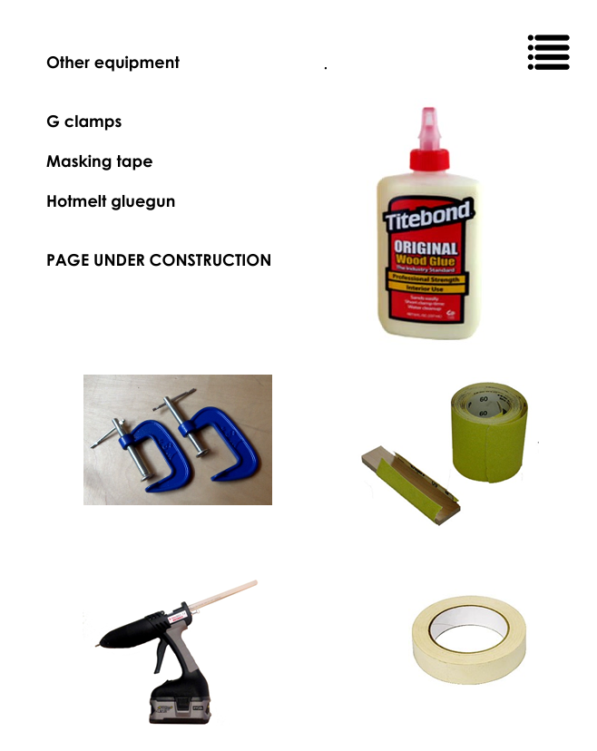 equipment needed for woodworking