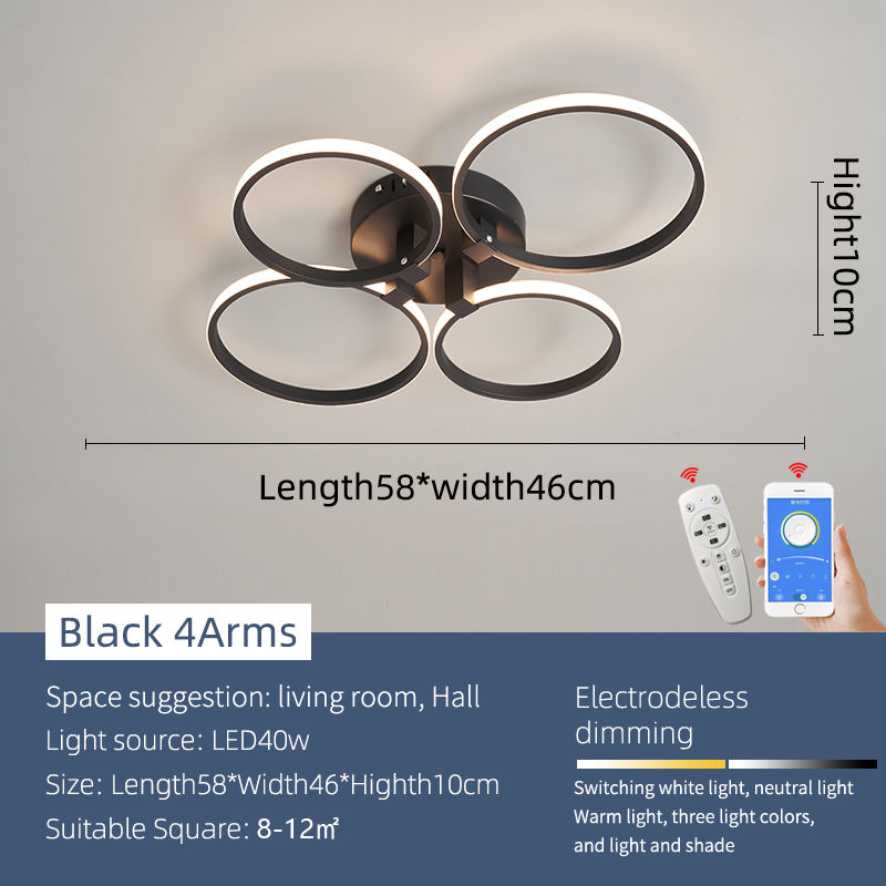 Miniatura: NEO Gleam Modern led Chandelier ceiling for living room bedroom study room AC110
