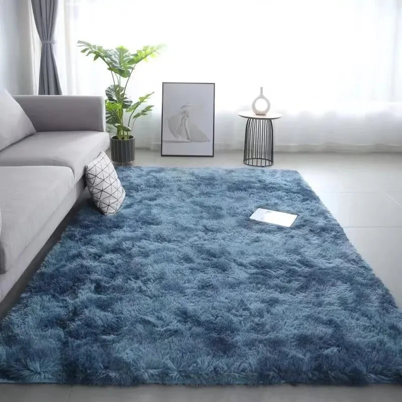Miniatura: Gradient Silk Wool Bedside Rug Children's Room Living Room Bedroom Non-slip Mach